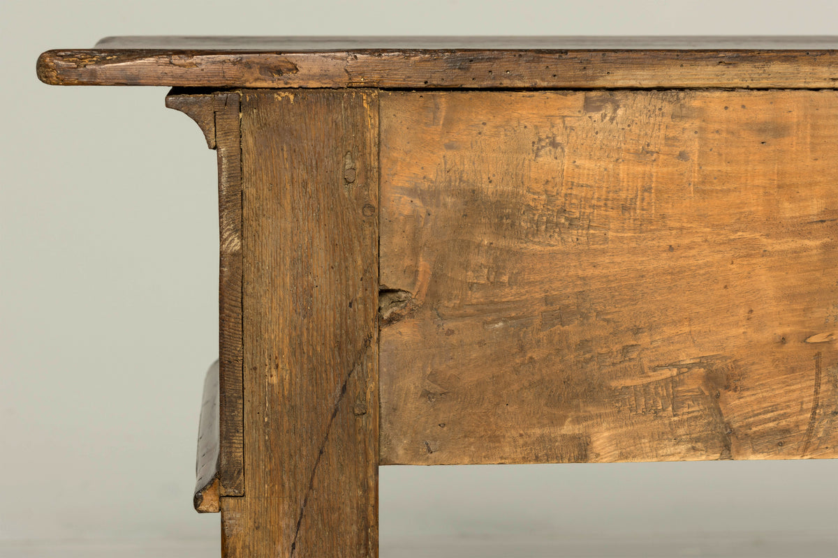 Late 18th Century English Pine Dresser Base or Server with Three Drawers