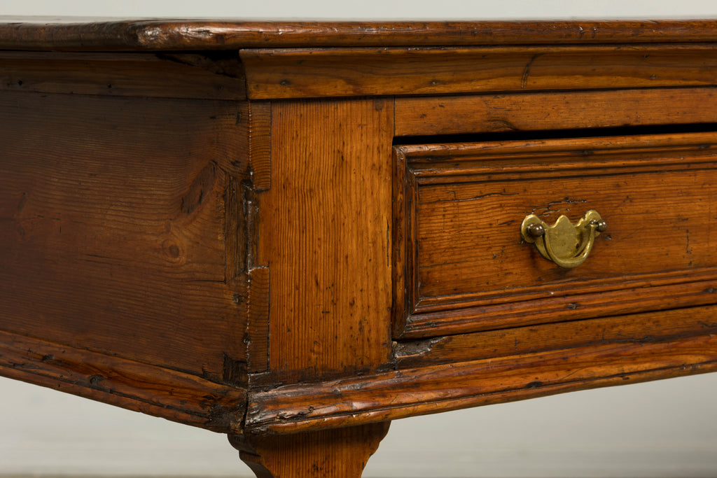 Late 18th Century English Pine Dresser Base or Server with Three Drawers