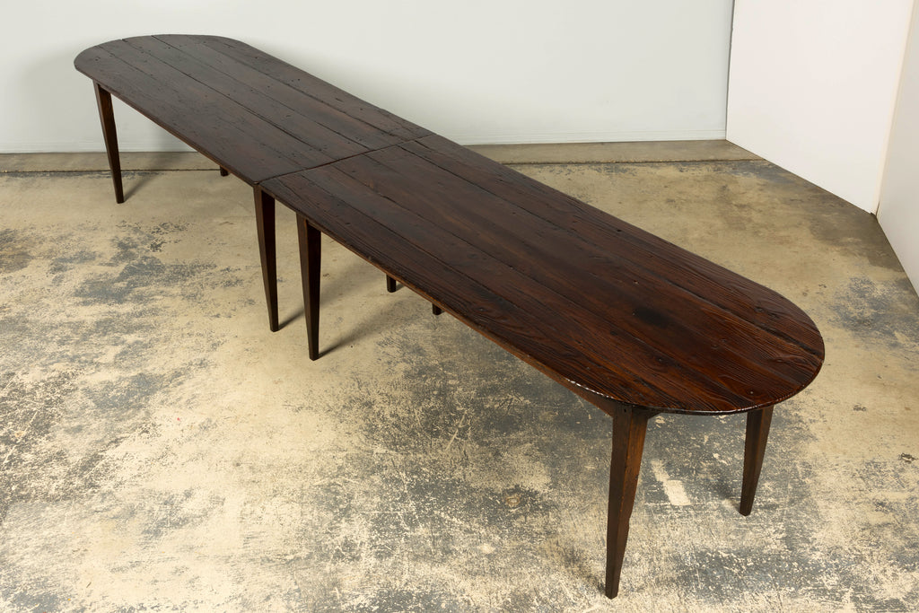Late 18th Century French Provincial Oak Communal Dining Table