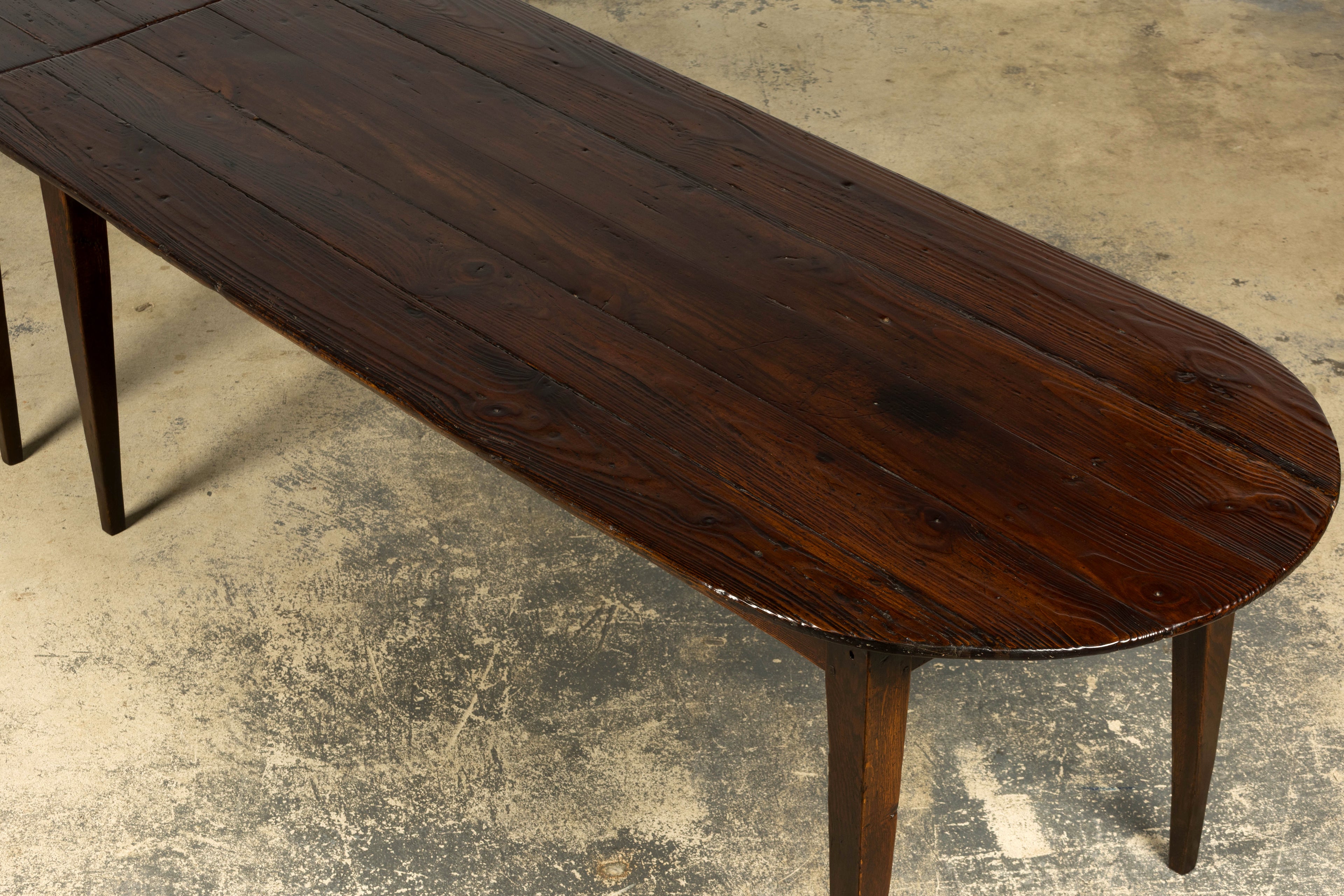 Late 18th Century French Provincial Oak Communal Dining Table