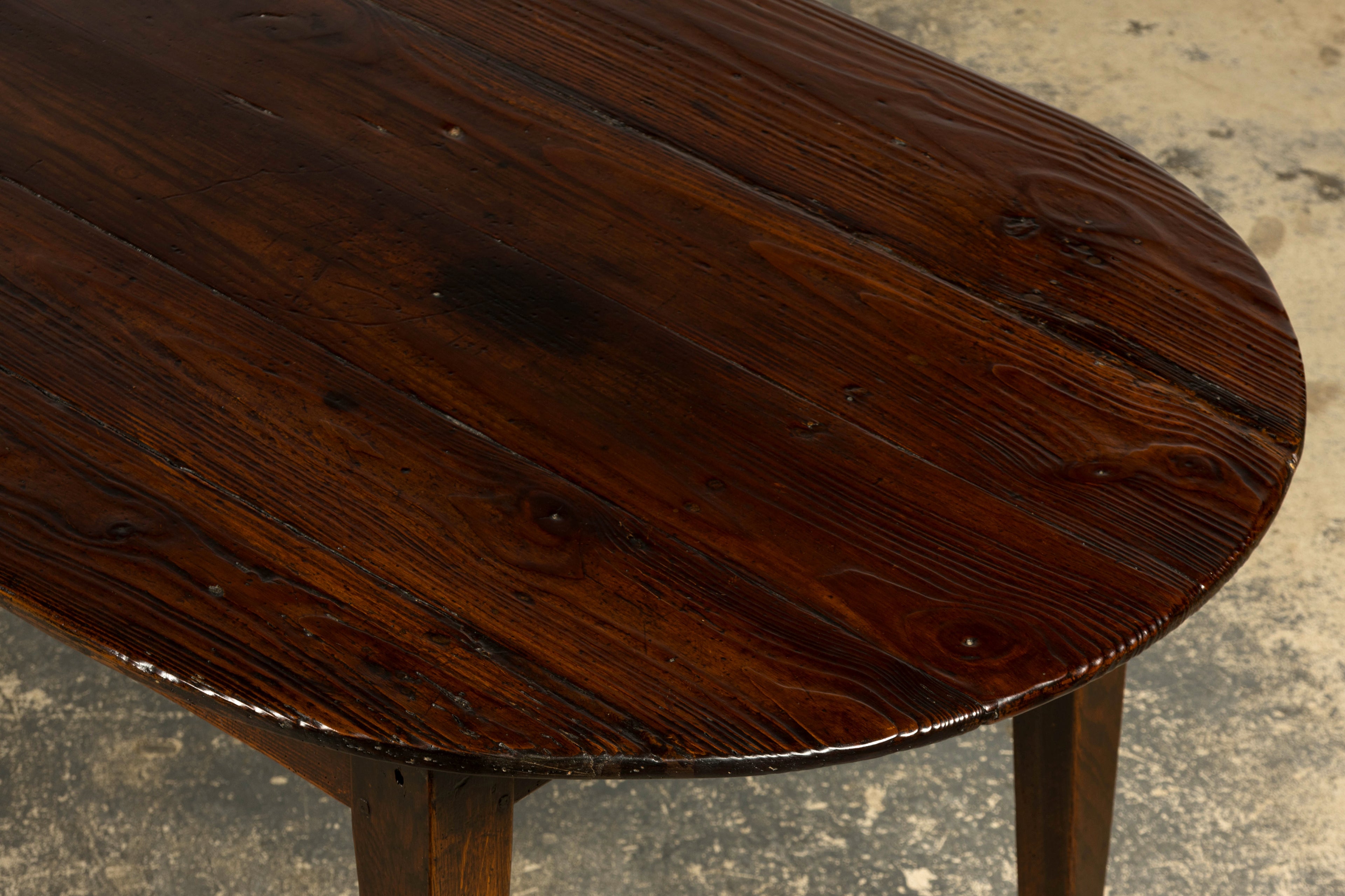 Late 18th Century French Provincial Oak Communal Dining Table