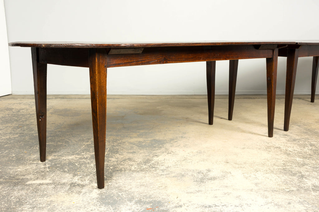 Late 18th Century French Provincial Oak Communal Dining Table