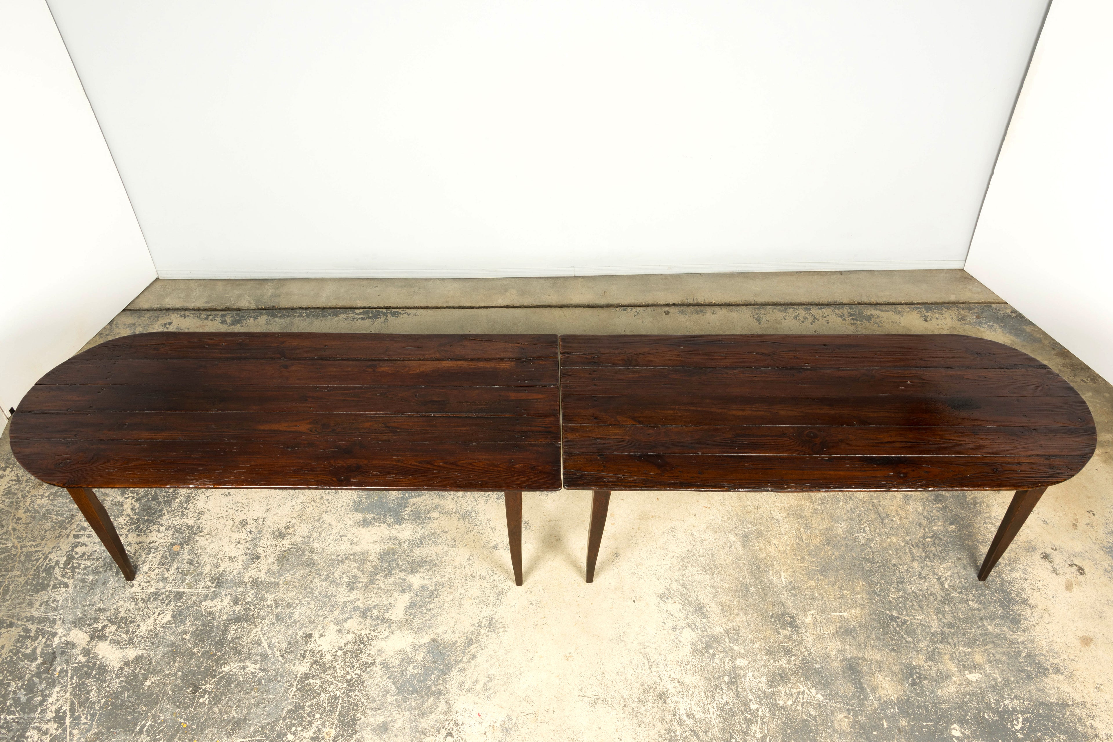 Late 18th Century French Provincial Oak Communal Dining Table