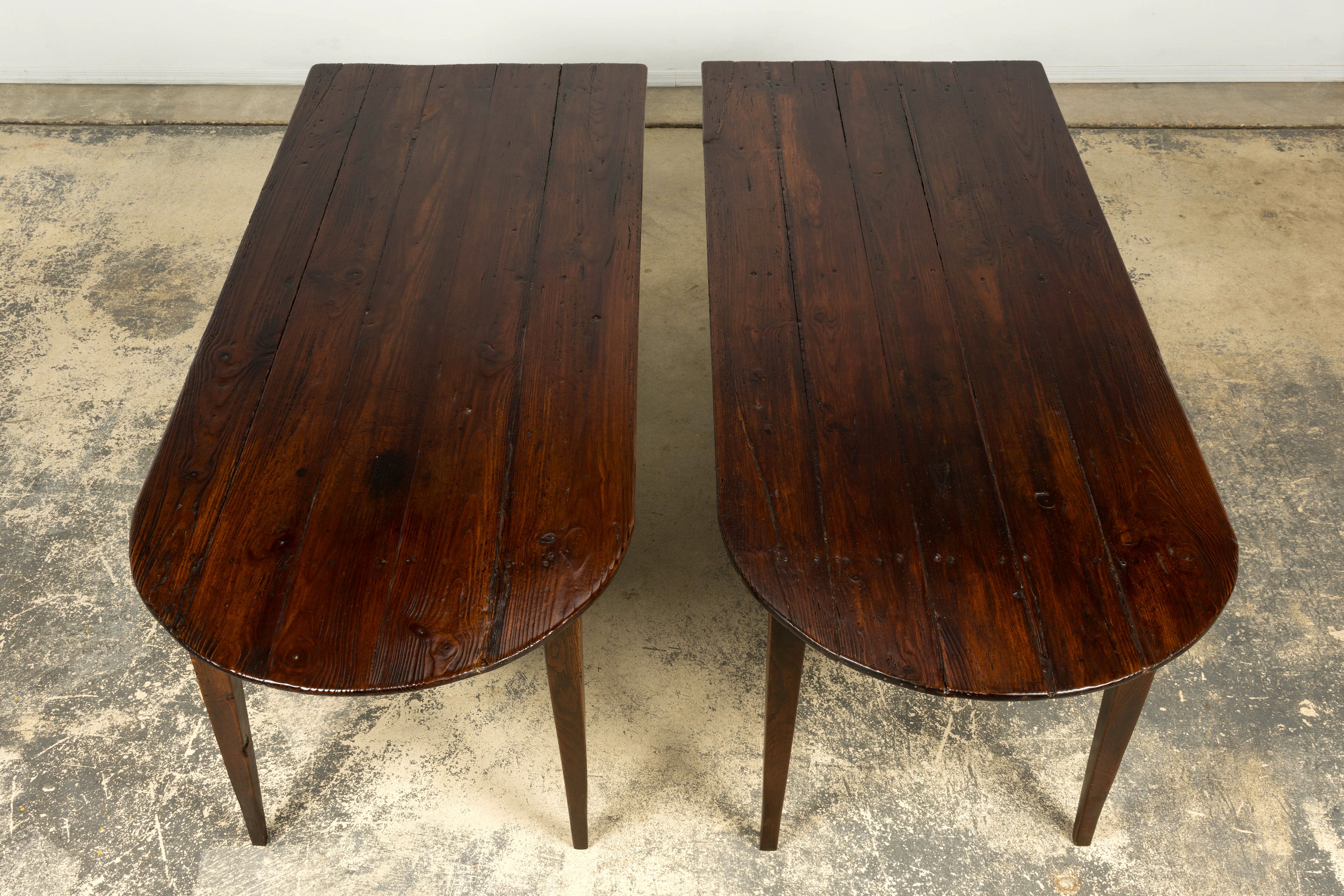 Late 18th Century French Provincial Oak Communal Dining Table