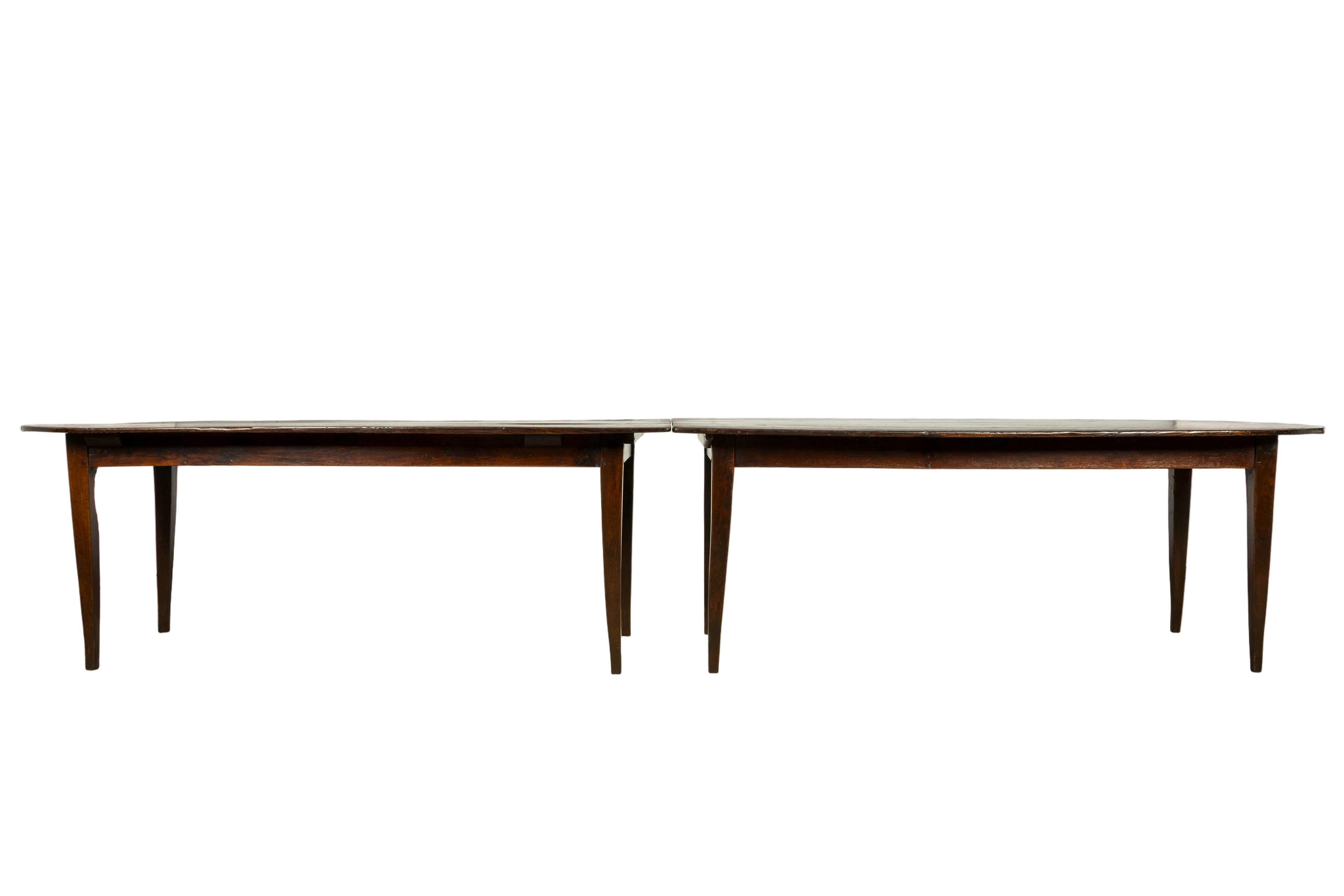 Late 18th Century French Provincial Oak Communal Dining Table
