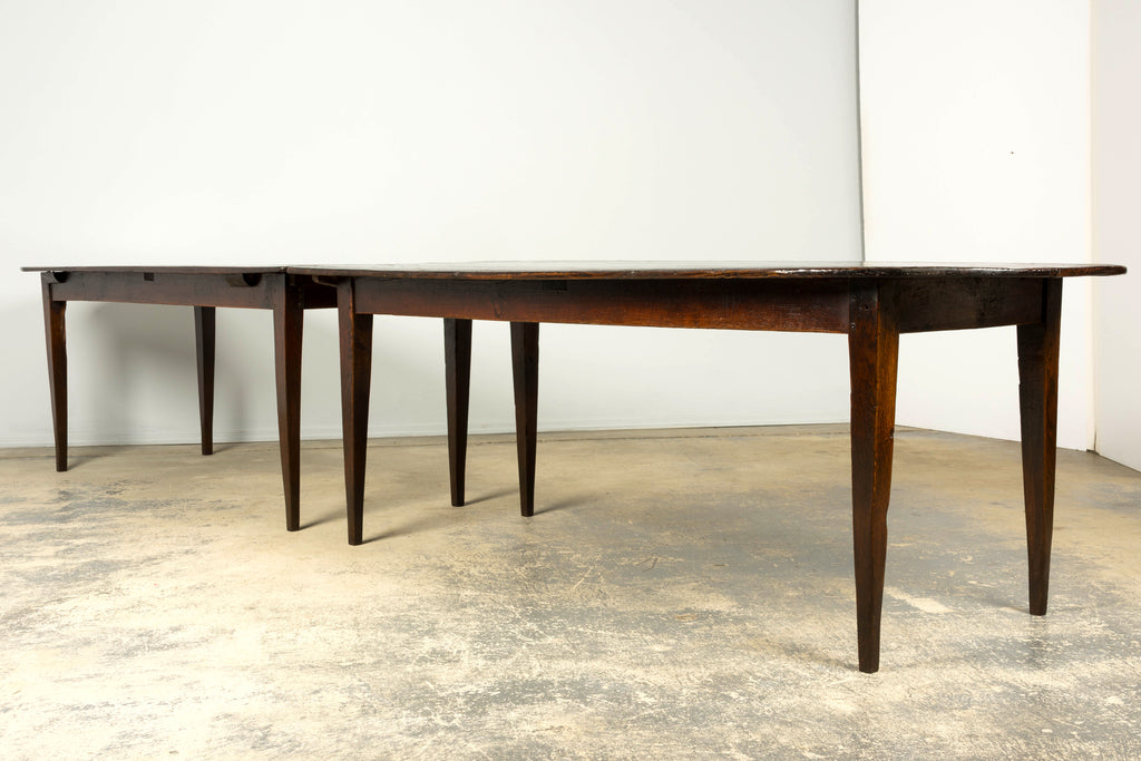 Late 18th Century French Provincial Oak Communal Dining Table