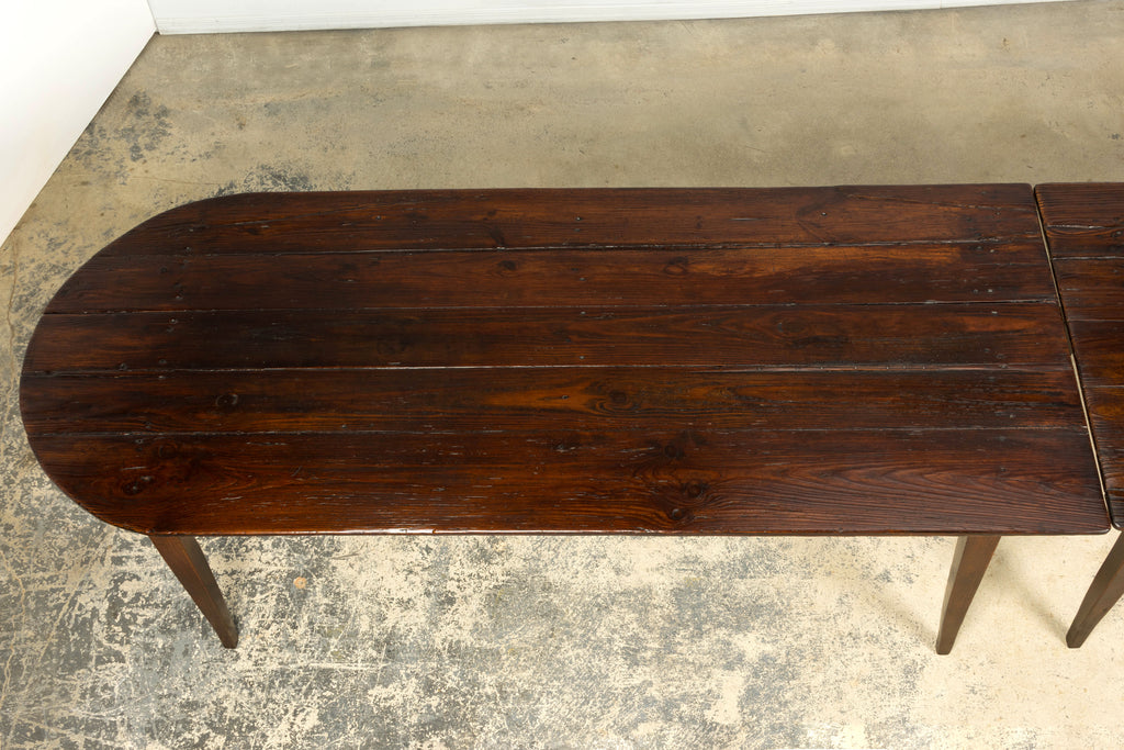 Late 18th Century French Provincial Oak Communal Dining Table