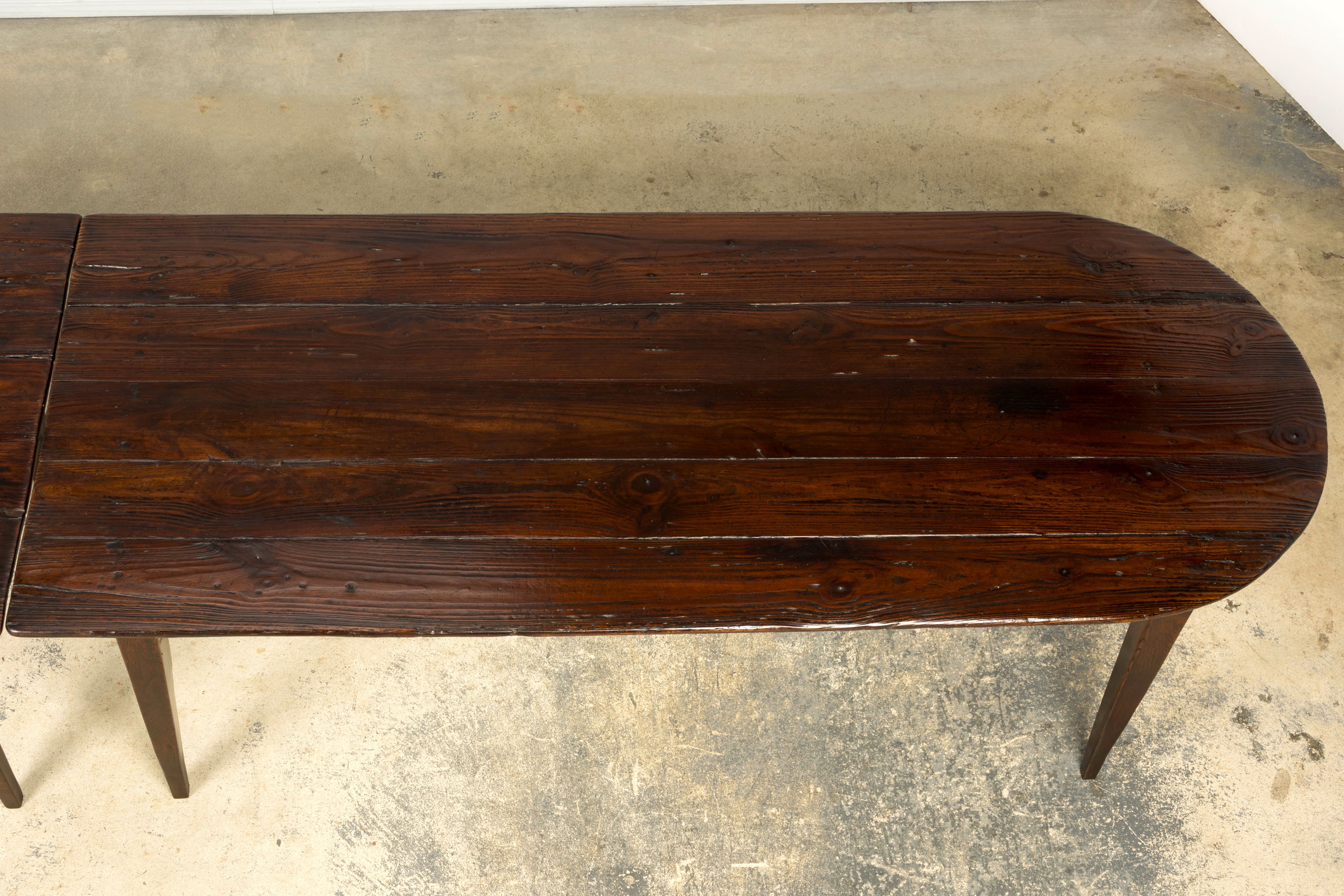 Late 18th Century French Provincial Oak Communal Dining Table