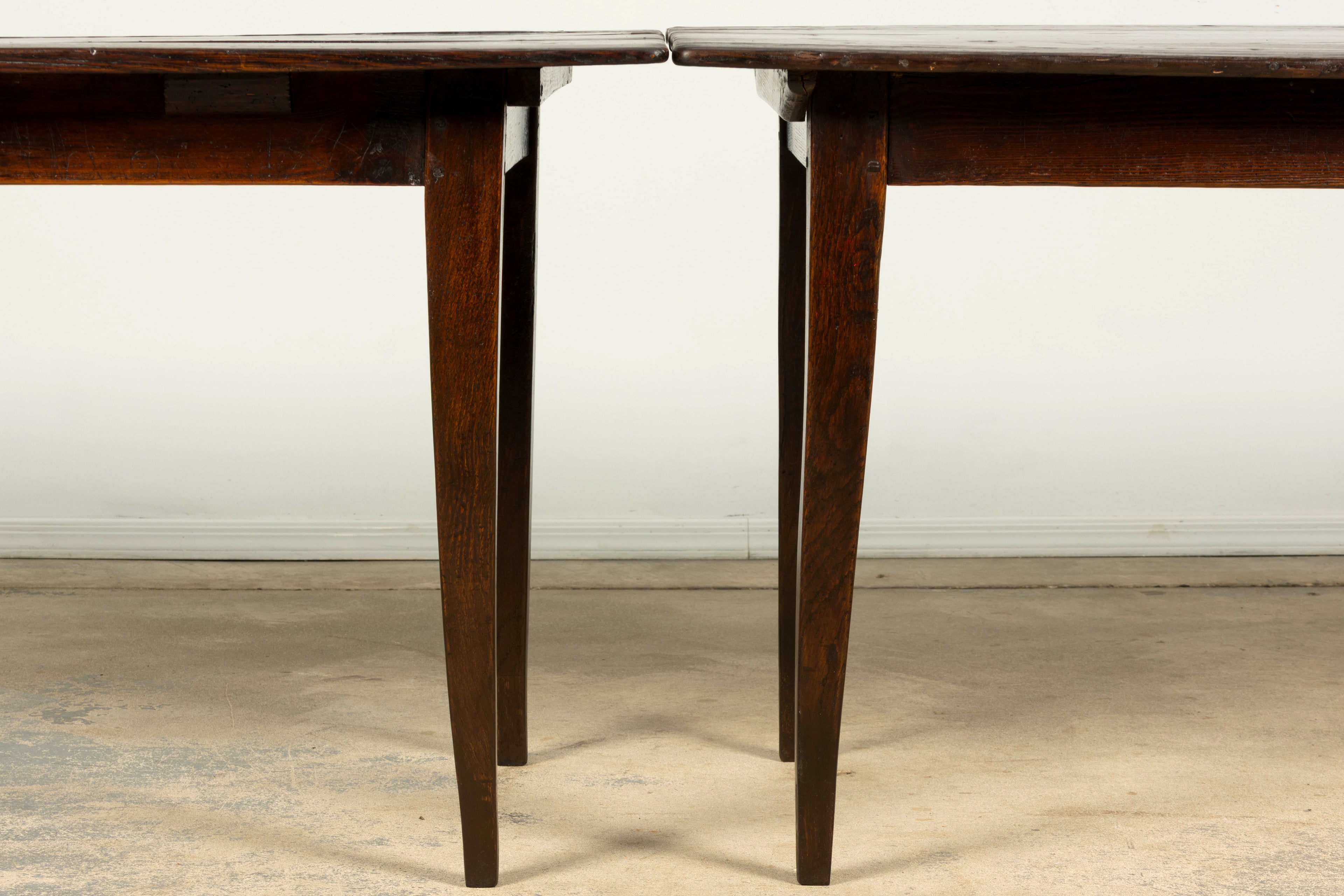 Late 18th Century French Provincial Oak Communal Dining Table