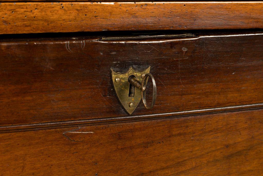 Late 18th Century French Louis XVI Walnut Secretary Desk with Marble Top