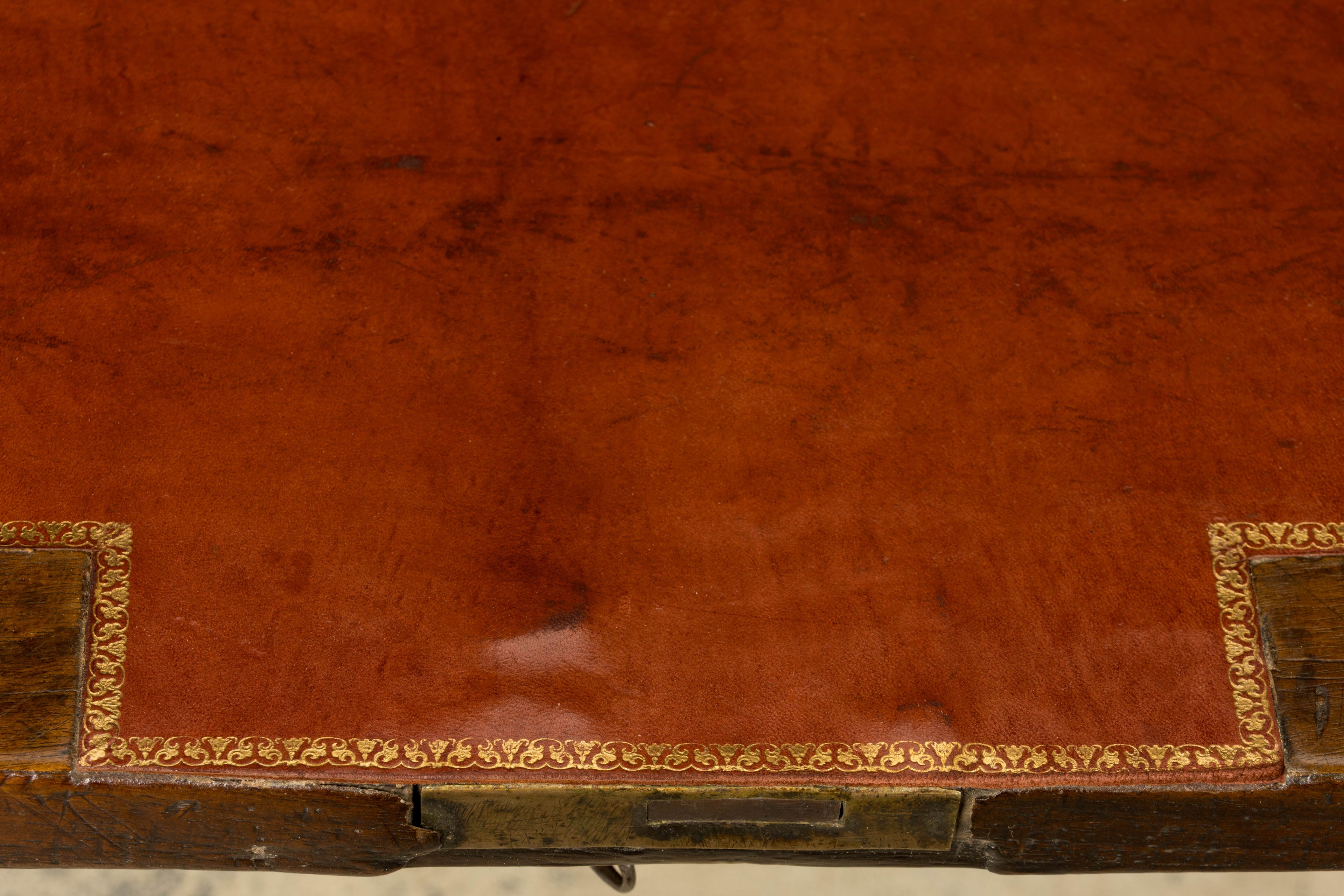 Late 18th Century French Louis XVI Walnut Secretary Desk with Marble Top
