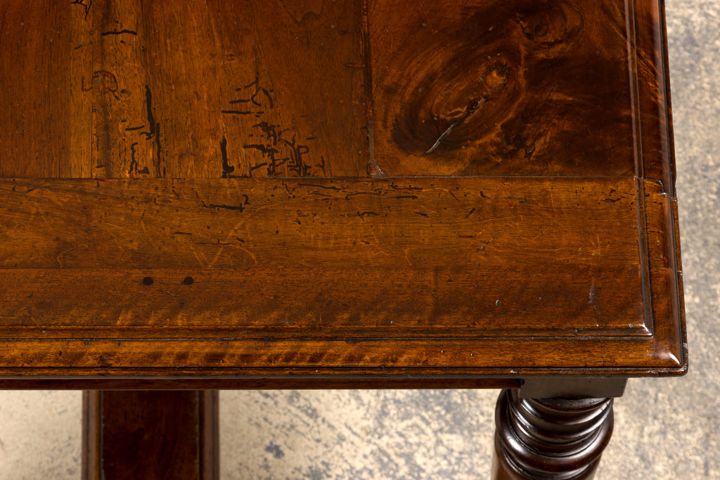 Late 19th Century French Henri II Revival Walnut Library Table