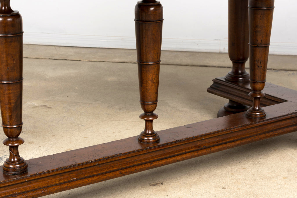 Late 19th Century French Henri II Revival Walnut Library Table