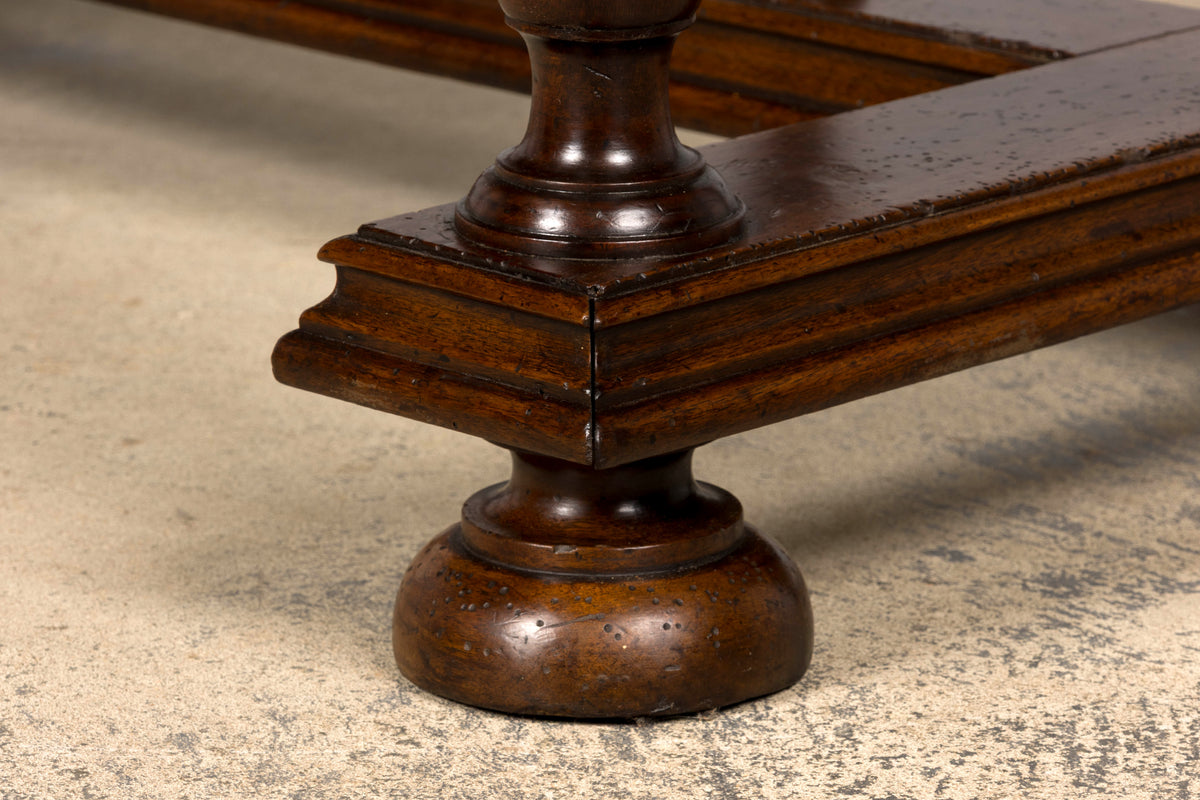 Late 19th Century French Henri II Revival Walnut Library Table