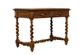 Late 19th Century French Henry II Carved Oak Writing Table