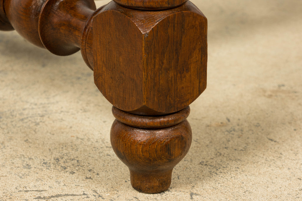 Late 19th Century French Henry II Carved Oak Writing Table