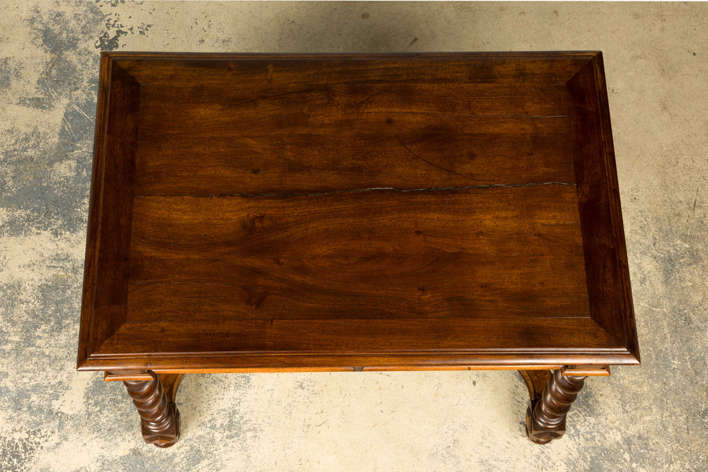 Late 19th Century French Louis XIII Style Walnut Writing Table
