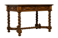 Late 19th Century French Louis XIII Style Walnut Writing Table