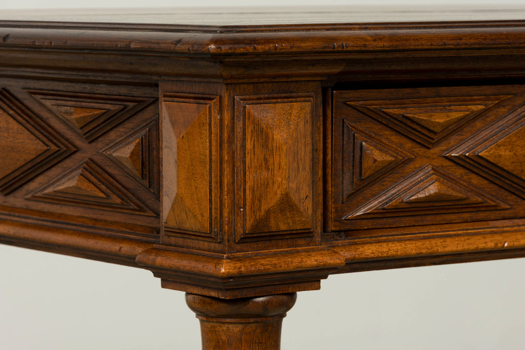 Late 19th Century French Louis XIII Style Walnut Writing Table