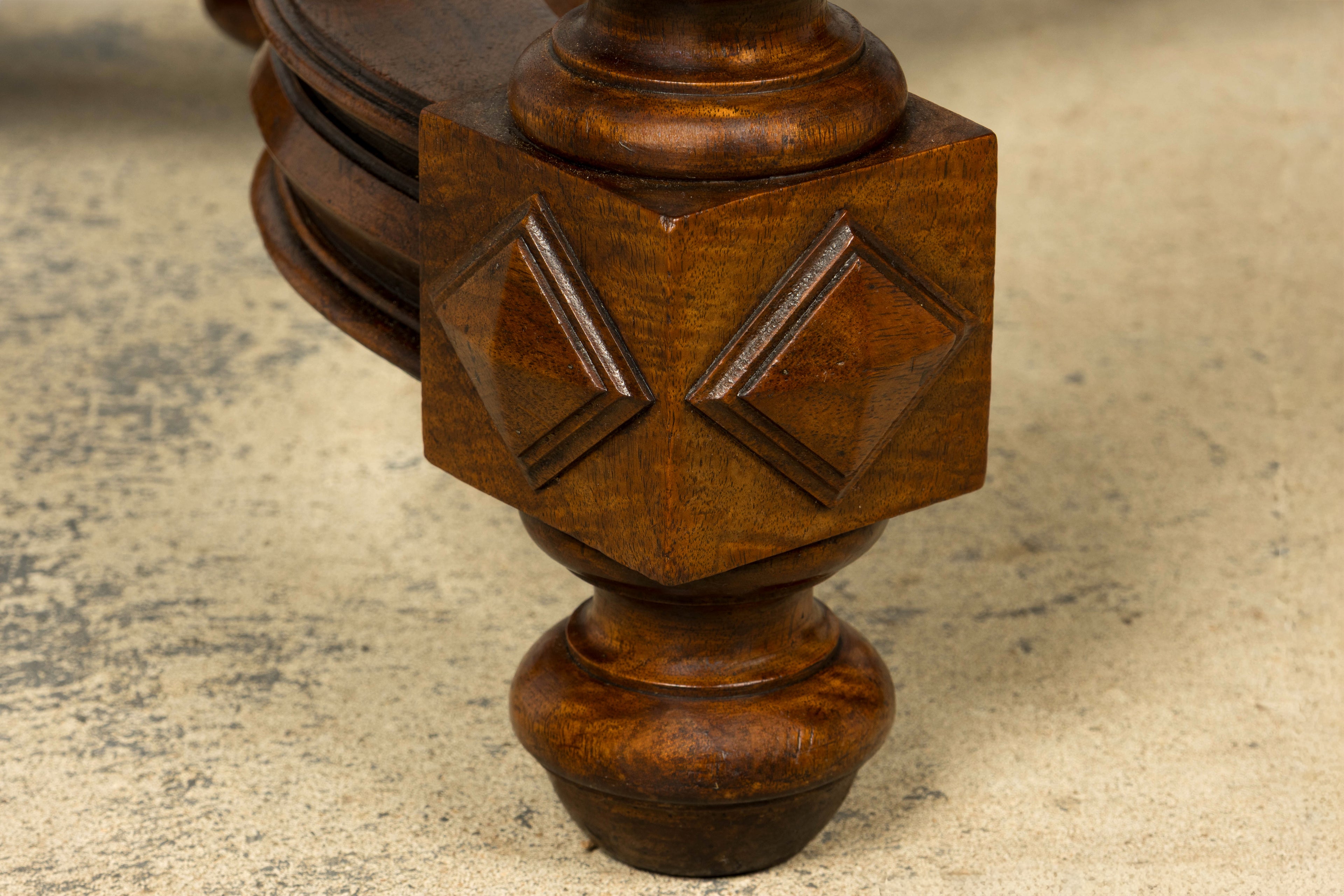 Late 19th Century French Louis XIII Style Walnut Writing Table