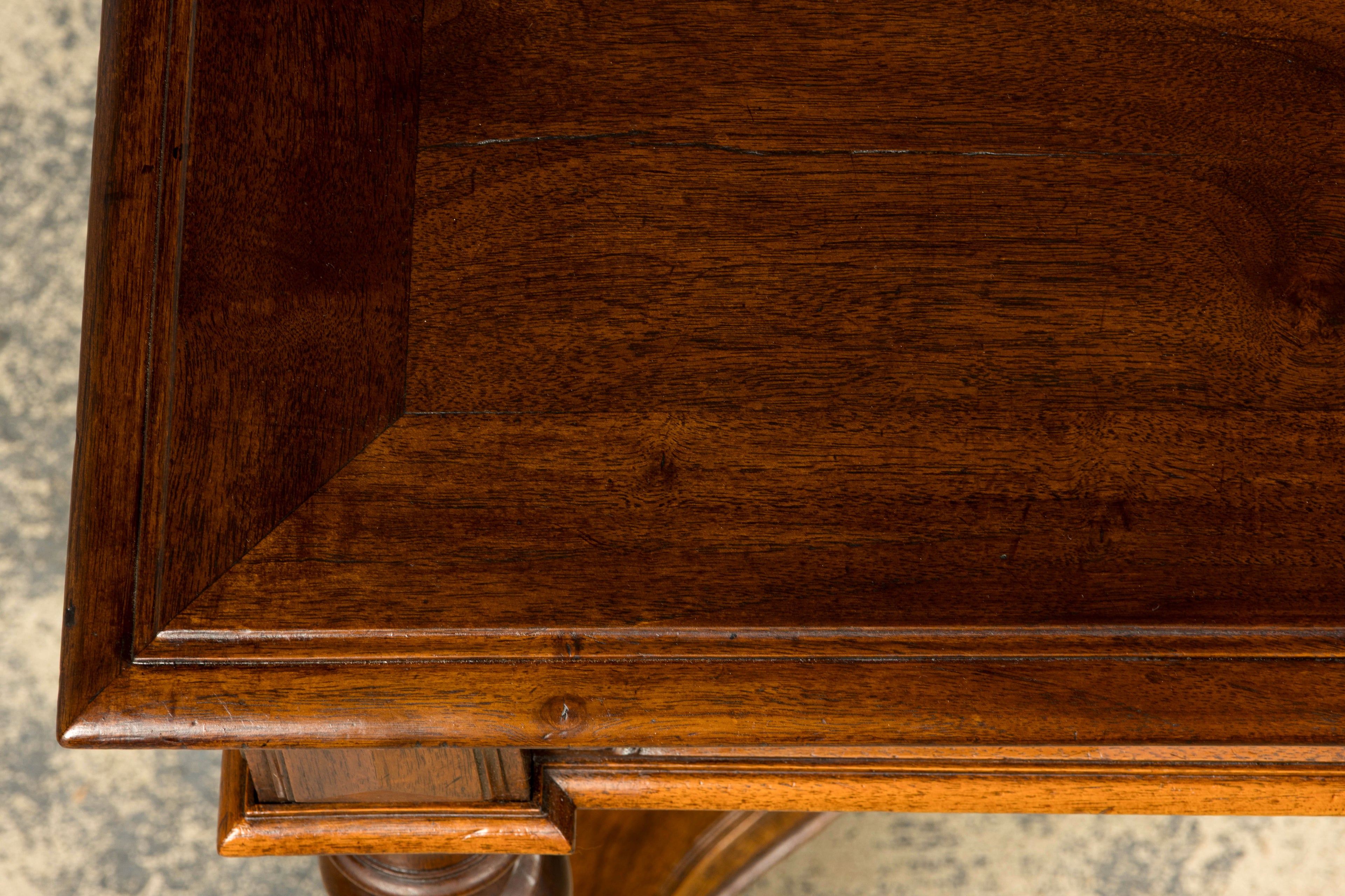 Late 19th Century French Louis XIII Style Walnut Writing Table