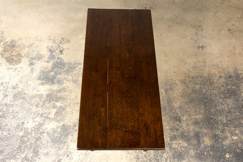 Late 19th Century French Louis XIV Style Oak Dining Table