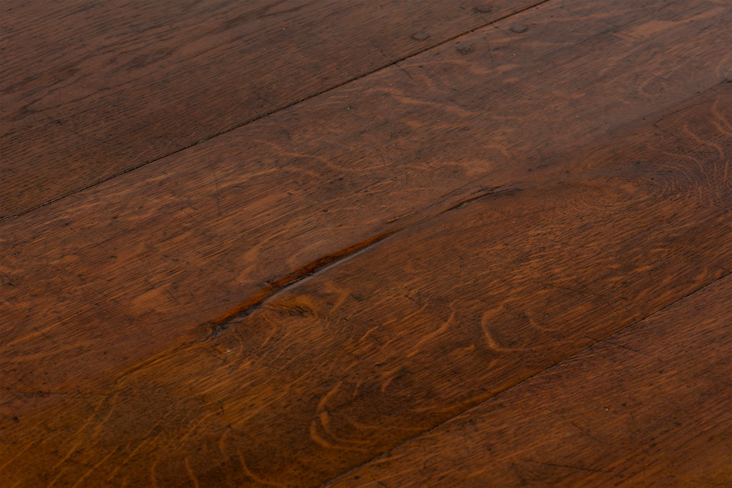 Late 19th Century French Louis XIV Style Oak Dining Table