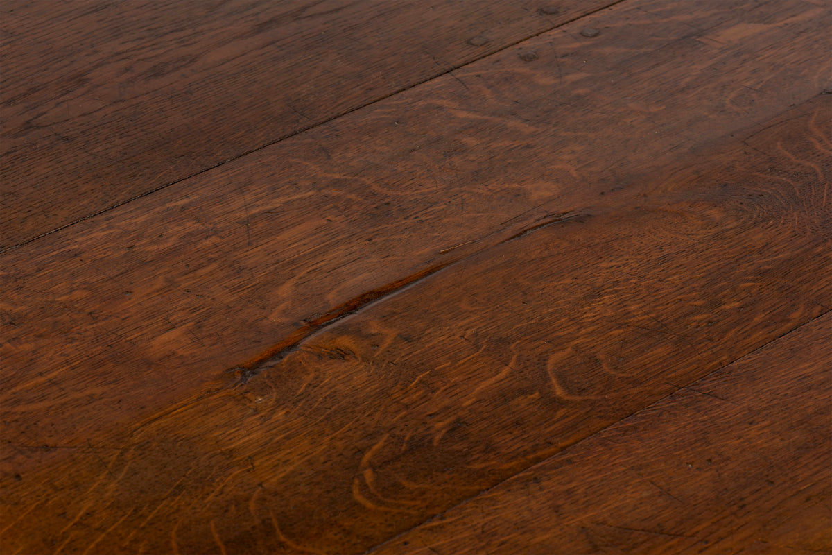 Late 19th Century French Louis XIV Style Oak Dining Table