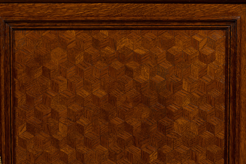 Late 19th Century French Louis XVI Oak & Marble Sideboard by Haentges Freres