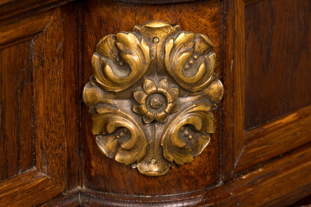Late 19th Century French Louis XVI Oak & Marble Sideboard by Haentges Freres