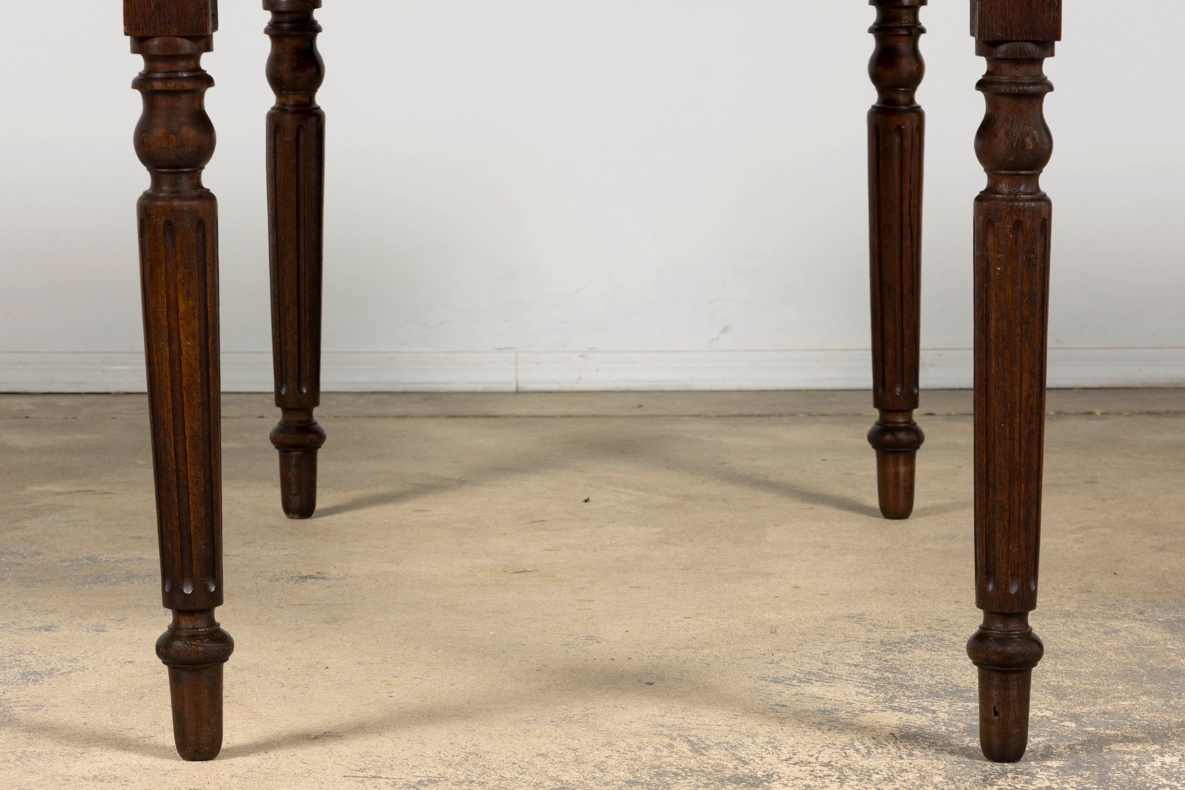 Late 19th Century French Louis XVI Style Oak Writing Table