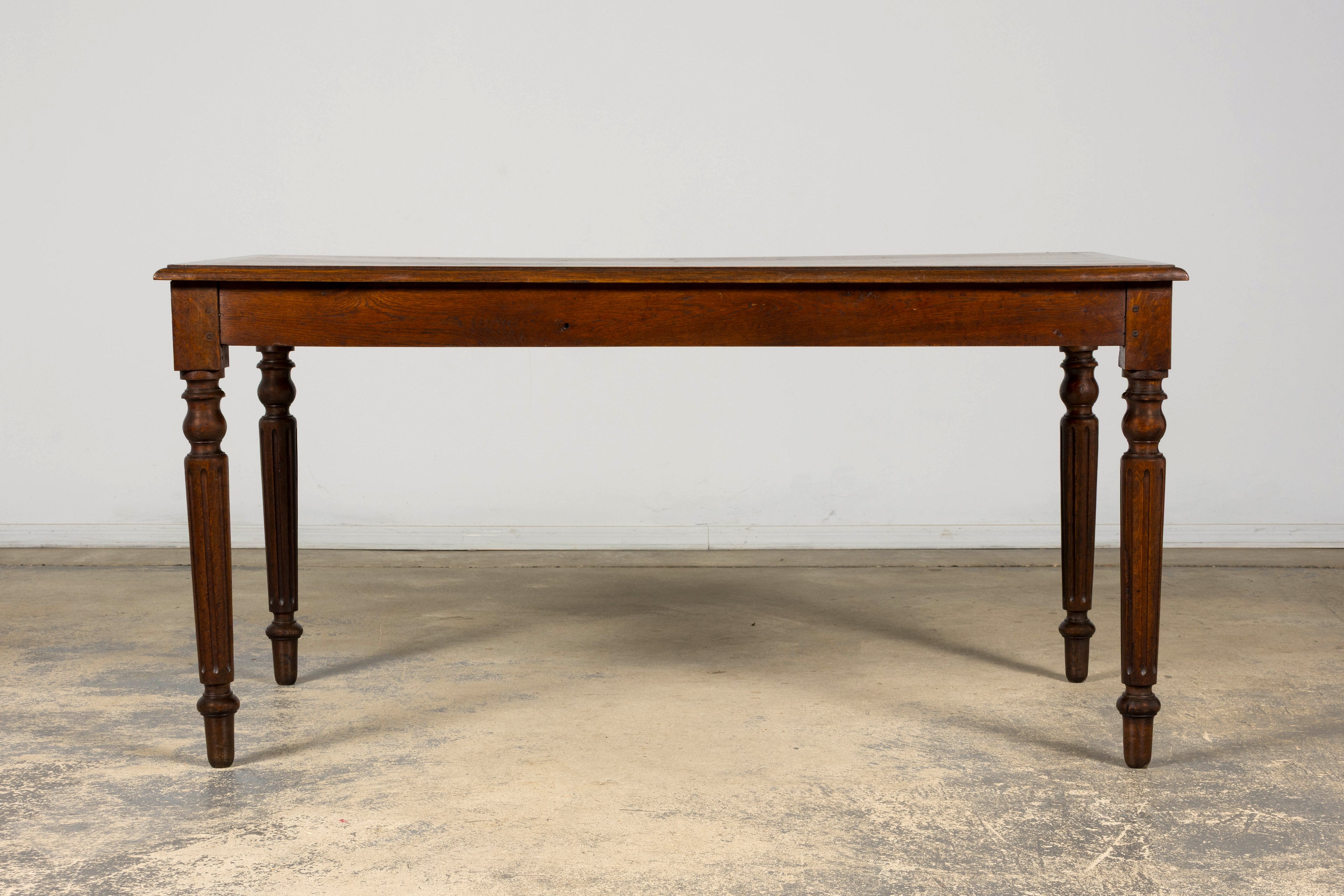 Late 19th Century French Louis XVI Style Oak Writing Table