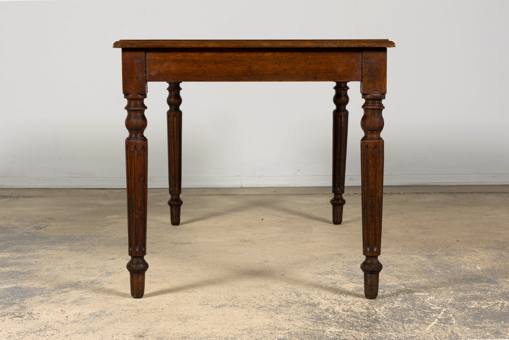 Late 19th Century French Louis XVI Style Oak Writing Table