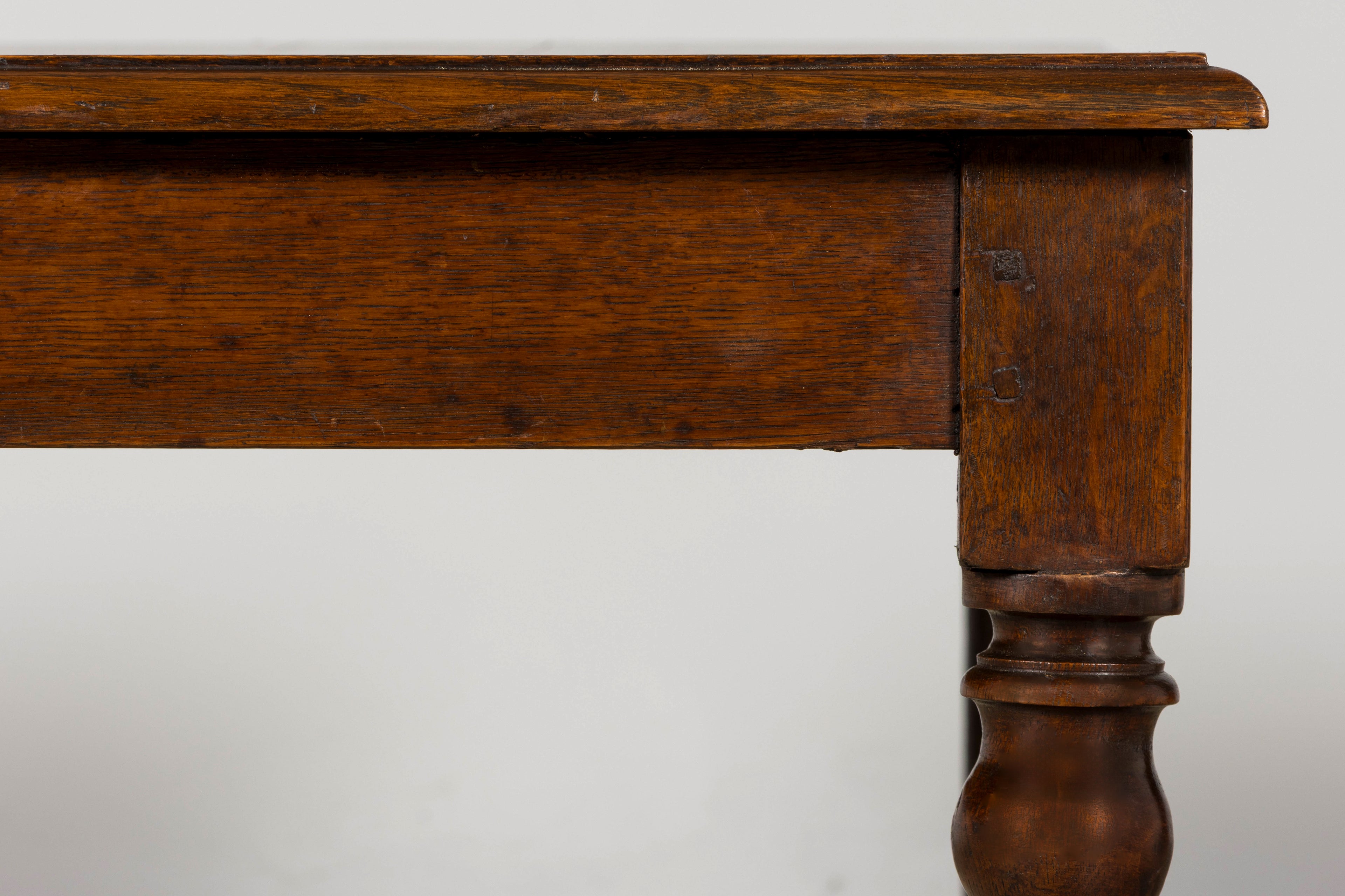 Late 19th Century French Louis XVI Style Oak Writing Table