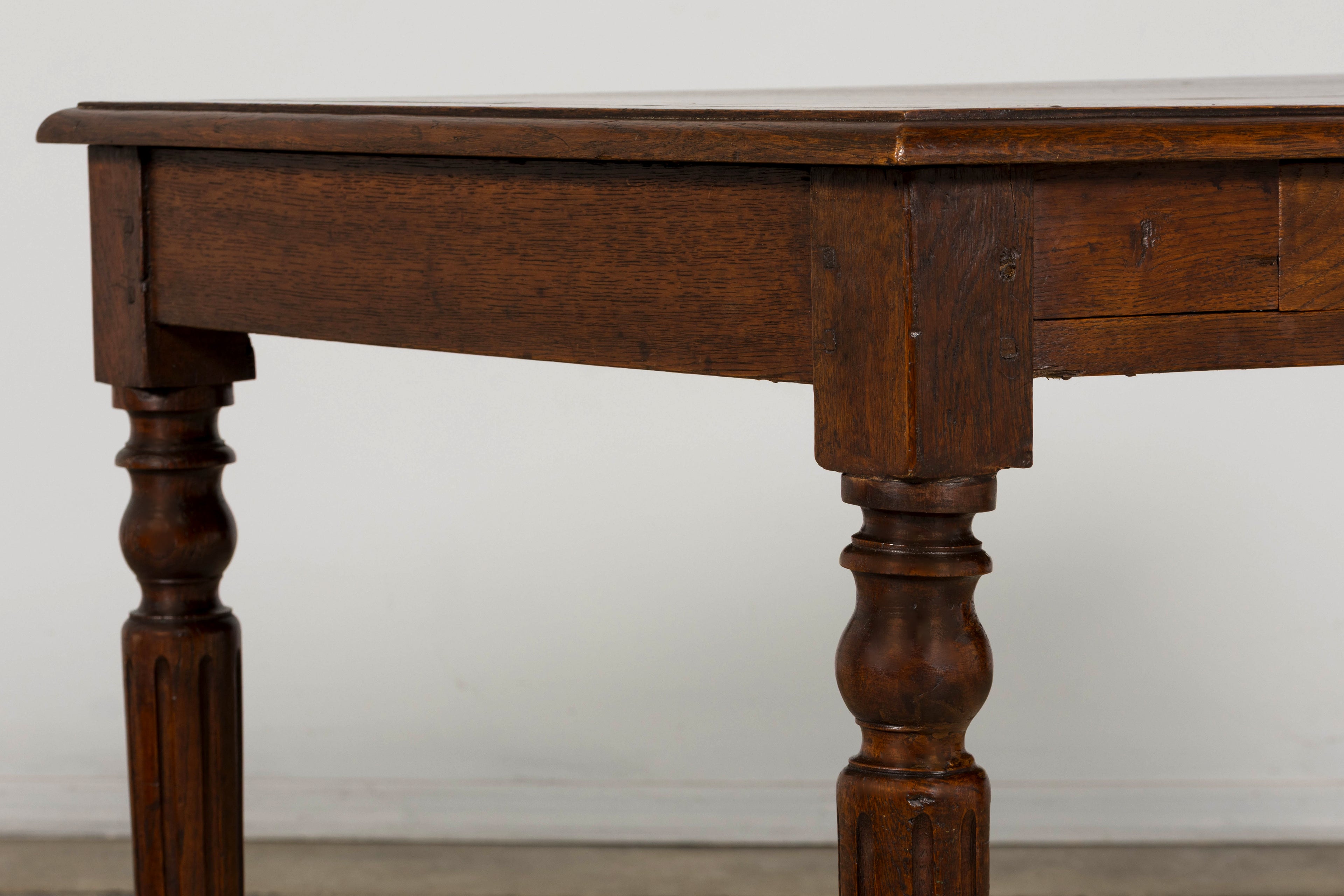 Late 19th Century French Louis XVI Style Oak Writing Table
