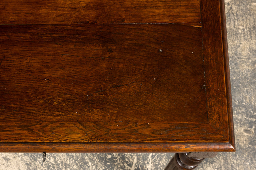 Late 19th Century French Louis XVI Style Oak Writing Table