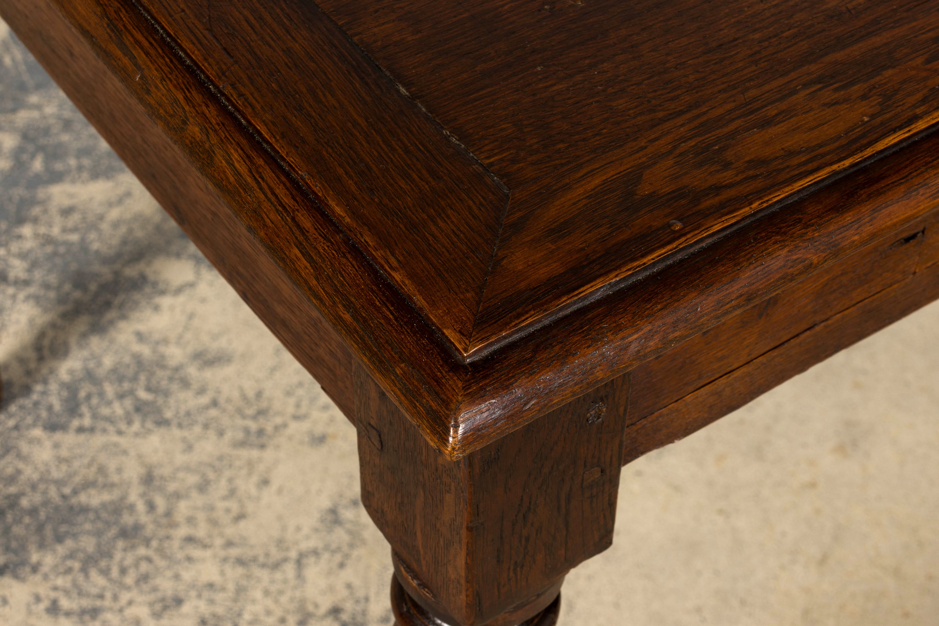 Late 19th Century French Louis XVI Style Oak Writing Table