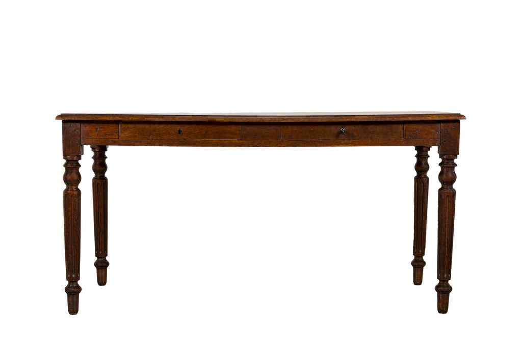 Late 19th Century French Louis XVI Style Oak Writing Table