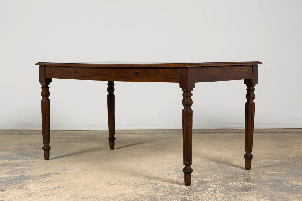 Late 19th Century French Louis XVI Style Oak Writing Table