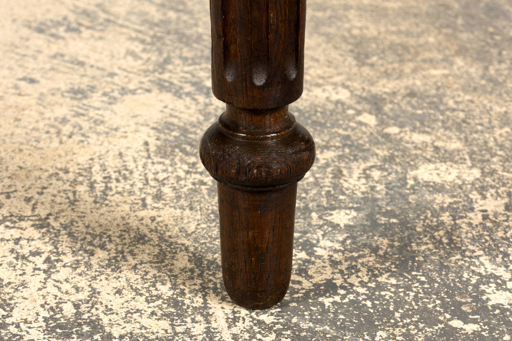 Late 19th Century French Louis XVI Style Oak Writing Table with Two Drawers
