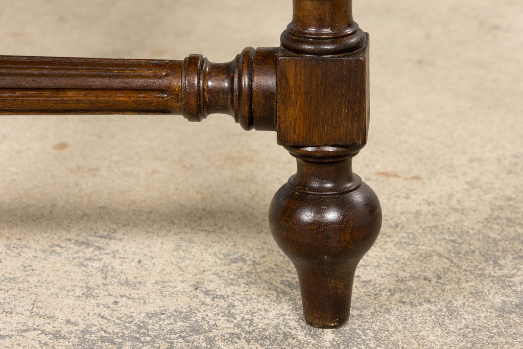 Late 19th Century French Louis XVI Style Walnut Writing Table with Side Drawers