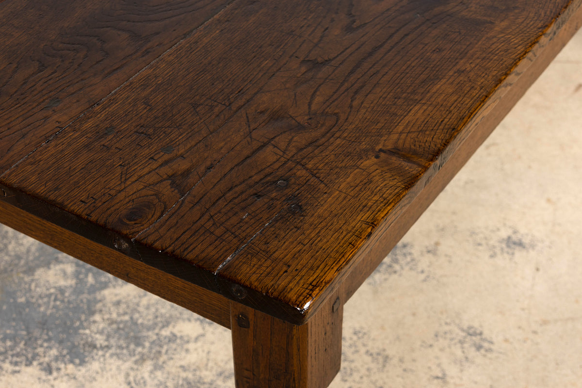 Mid-19th Century French Provincial Louis Philippe Style Oak Writing Table