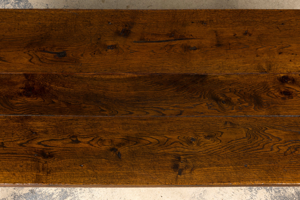 Mid-19th Century French Provincial Louis Philippe Style Oak Writing Table