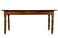 Mid-19th Century French Provincial Louis Philippe Style Oak Writing Table