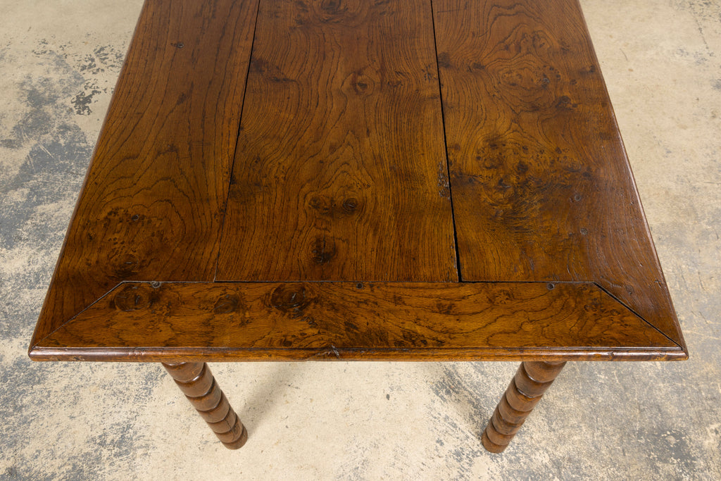 Late 19th Century French Provincial Oak Farm Table