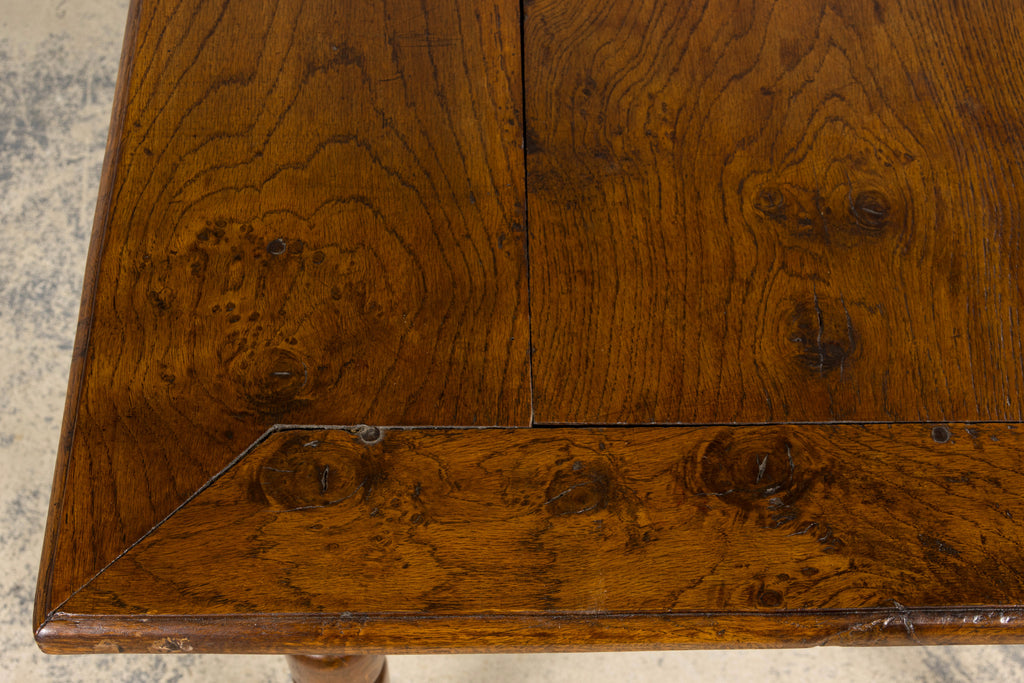 Late 19th Century French Provincial Oak Farm Table