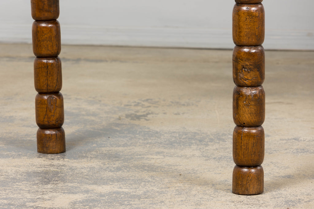 Late 19th Century French Provincial Oak Farm Table