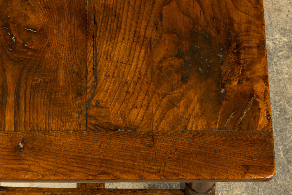Late 19th Century French Provincial Oak Farmhouse Table