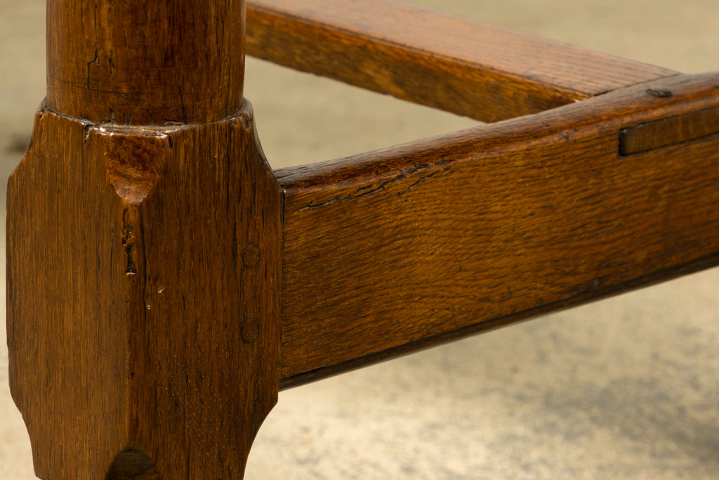 Late 19th Century French Provincial Oak Farmhouse Table