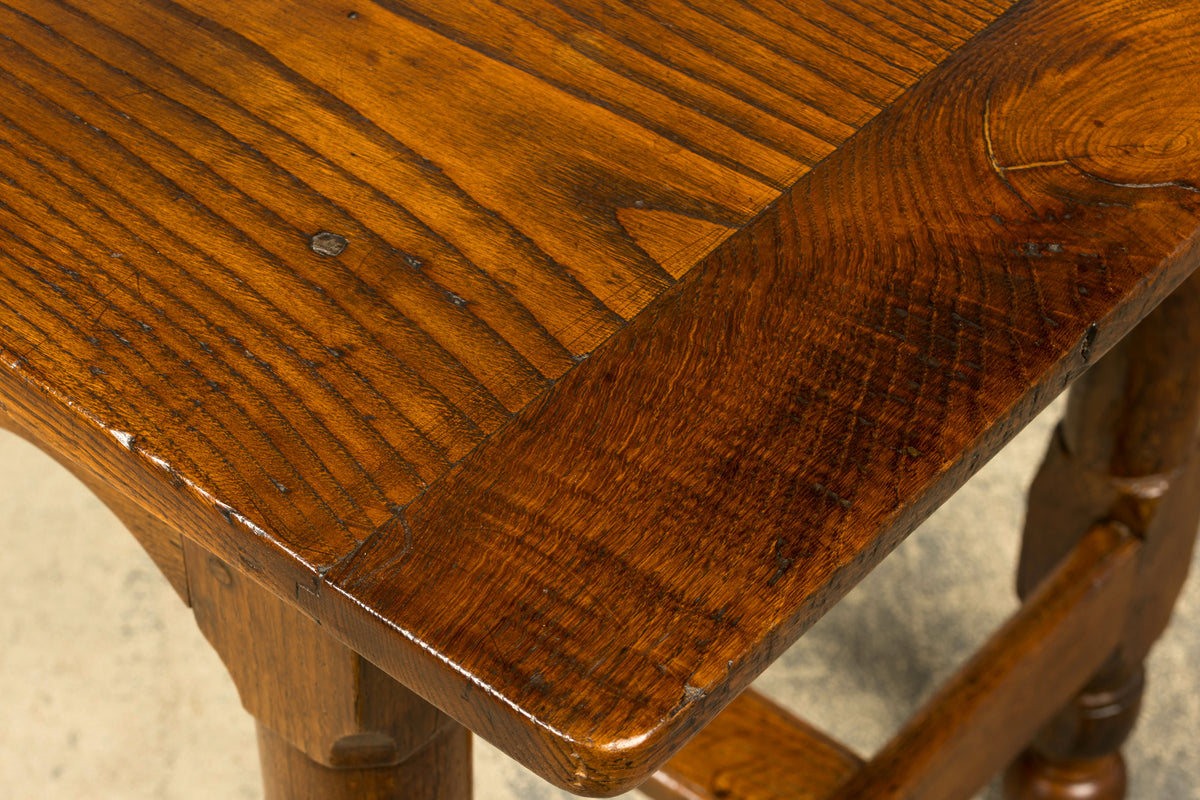 Late 19th Century French Provincial Oak Farmhouse Table